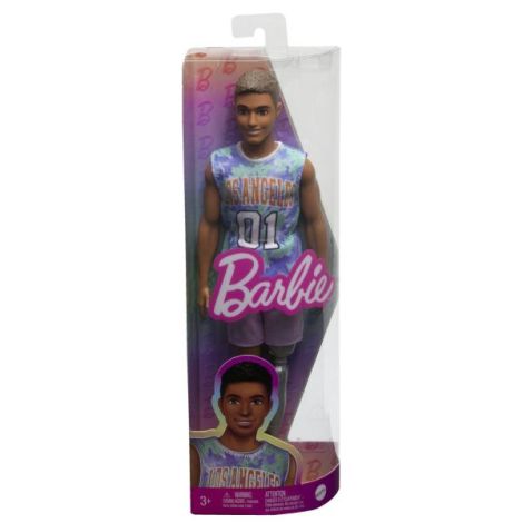 Barbie Papusa Baiat Fashionistas Saten Cu Un Picior Cu Proteza - imagine 2